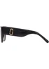 Marc Jacobs Black Gradient Sunglasses - One Size Image 3