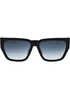 Marc Jacobs Black Gradient Sunglasses - One Size Image 1