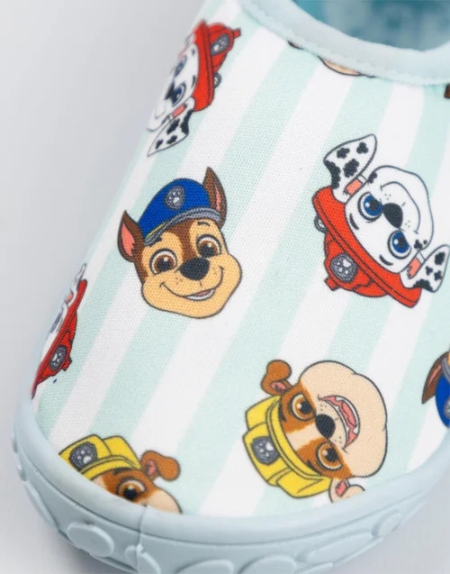 Vanilla Underground Paw Patrol Boys Blue Stripy Character Aqua Shoes (6-12 UK Child) - 10 Infants Image 3