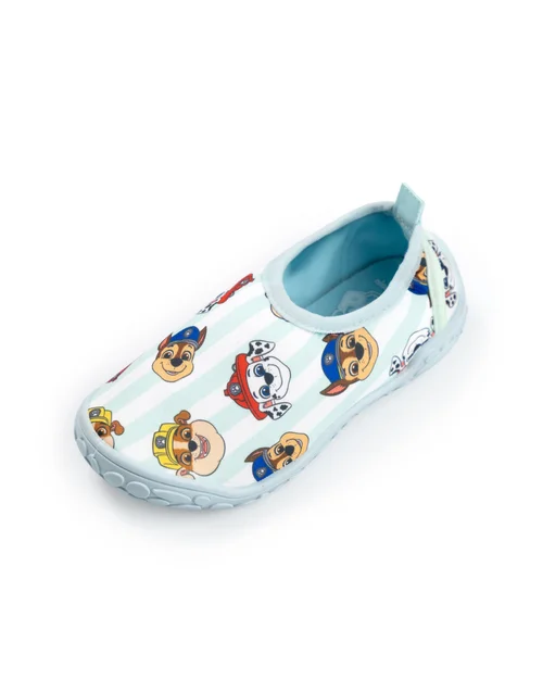 Vanilla Underground Paw Patrol Boys Blue Stripy Character Aqua Shoes (6-12 UK Child) - 10 Infants Image 4