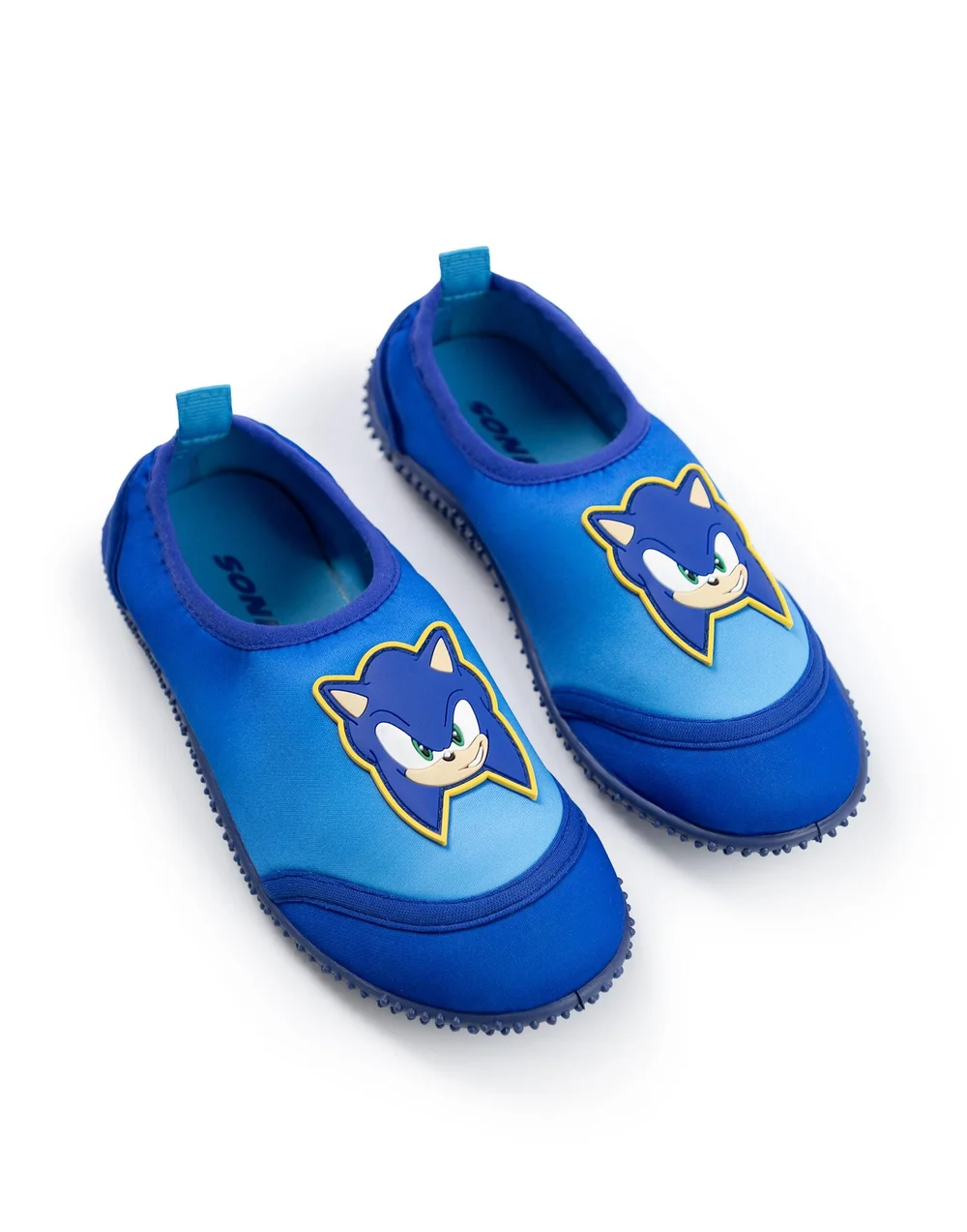 Vanilla Underground Sonic the Hedgehog Boys Blue Character Aqua Shoes (10-3 UK Child) - 12 Infants Image 1