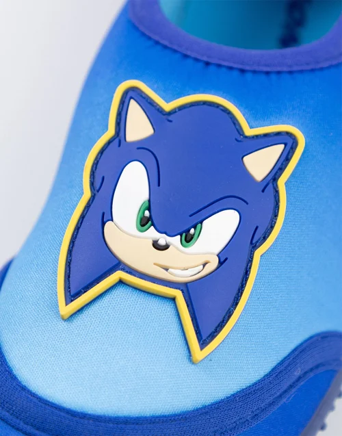 Vanilla Underground Sonic the Hedgehog Boys Blue Character Aqua Shoes (10-3 UK Child) - 12 Infants Image 3
