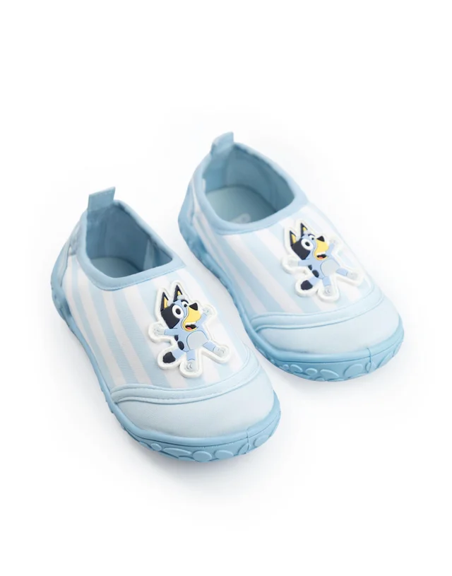 Vanilla Underground Bluey Unisex Kids Blue Stripy Aqua Shoes (6-12 UK Child)