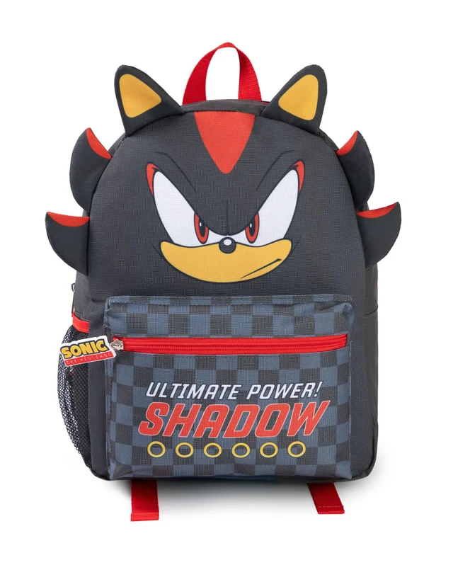 Vanilla Underground Sonic The Hedgehog Unisex Kids Grey Shadow Backpack (One Size)