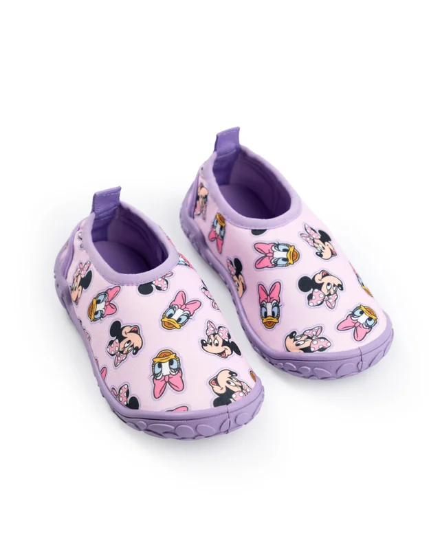 Vanilla Underground Disney Girls Purple Minnie Mouse & Daisy Aqua Shoes (6-12 UK Child)