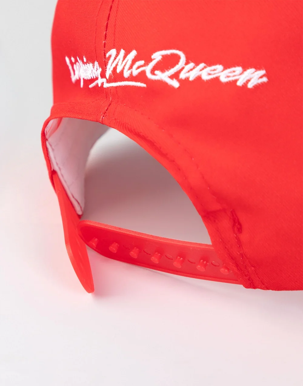 Vanilla Underground Disney Cars Boys Red Lightning Mcqueen Adjustable Curved Peak Cap (One Size) - One Size Image 5