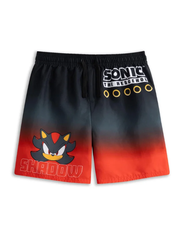 Vanilla Underground Sonic the Hedgehog Boys Red Shadow Swim Shorts (4-14 Years)