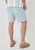 Threadbare Light Blue Cotton Regular Fit Stretch Chino Shorts - 36 Image 2