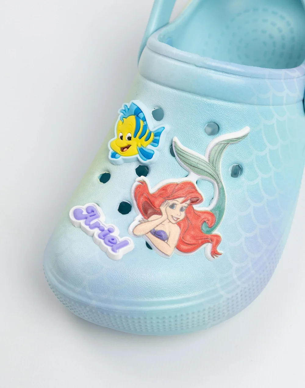Vanilla Underground Disney The Little Mermaid Girls Blue Ariel Clogs (6-12 UK Child) - 8 infant Image 3