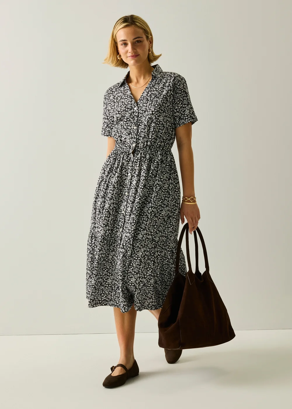 Regatta Monochrome Ditsy Bloom Navagio Dress - 14 Image 3