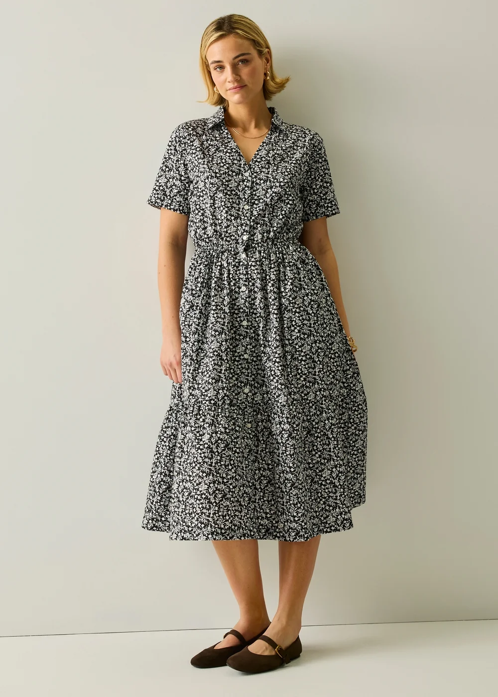 Regatta Monochrome Ditsy Bloom Navagio Dress - 14 Image 1