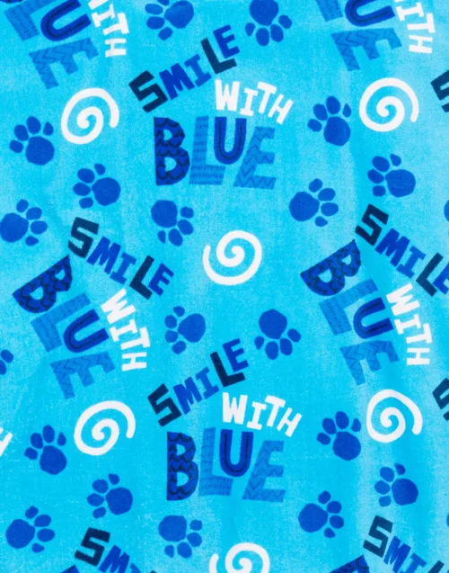 Vanilla Underground Blue's Clues & You! Unisex Kids Blue Poncho Towel (One Size) - One Size Image 4