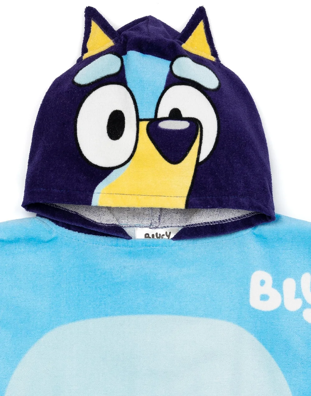Vanilla Underground Bluey Unisex Kids Blue Poncho Towel (One Size) - One Size Image 3