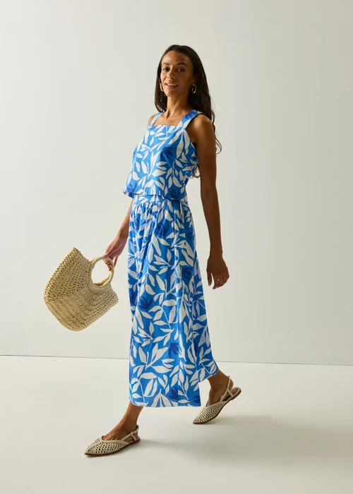 Regatta Sonic Blue Tropic Leaves Galdana Skirt - 16 Image 3