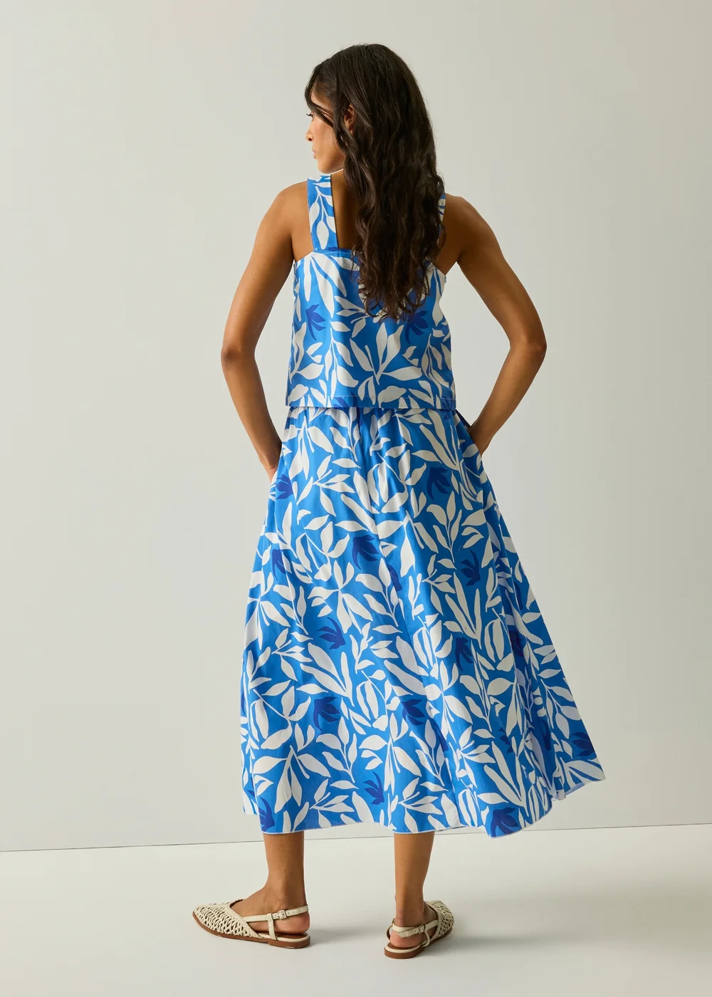 Regatta Sonic Blue Tropic Leaves Galdana Skirt - 16 Image 4