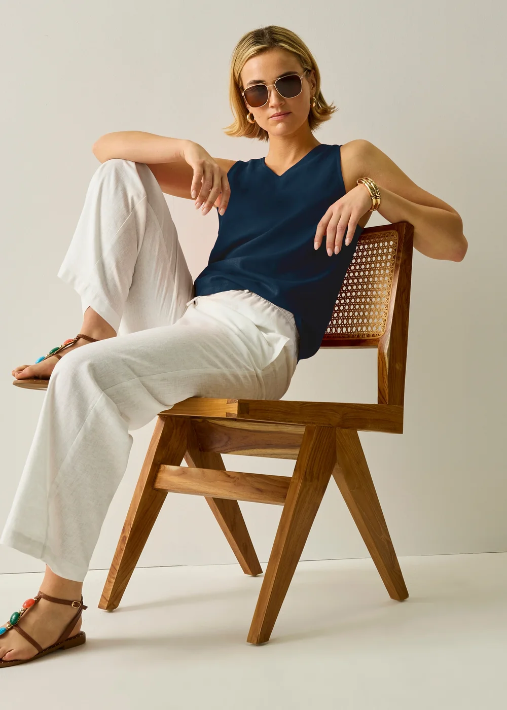 Regatta Life Navy Palomina Top - 12 Image 3