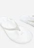 Where's That From Giuliana Clear Glitter Toe Post Flip Flops - 5 Image 5
