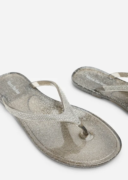 Where's That From Giuliana Smoke Glitter Toe Post Flip Flops - 7 Image 5