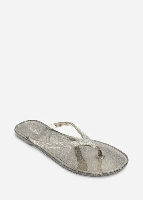 Where's That From Giuliana Smoke Glitter Toe Post Flip Flops - 7 Image 3