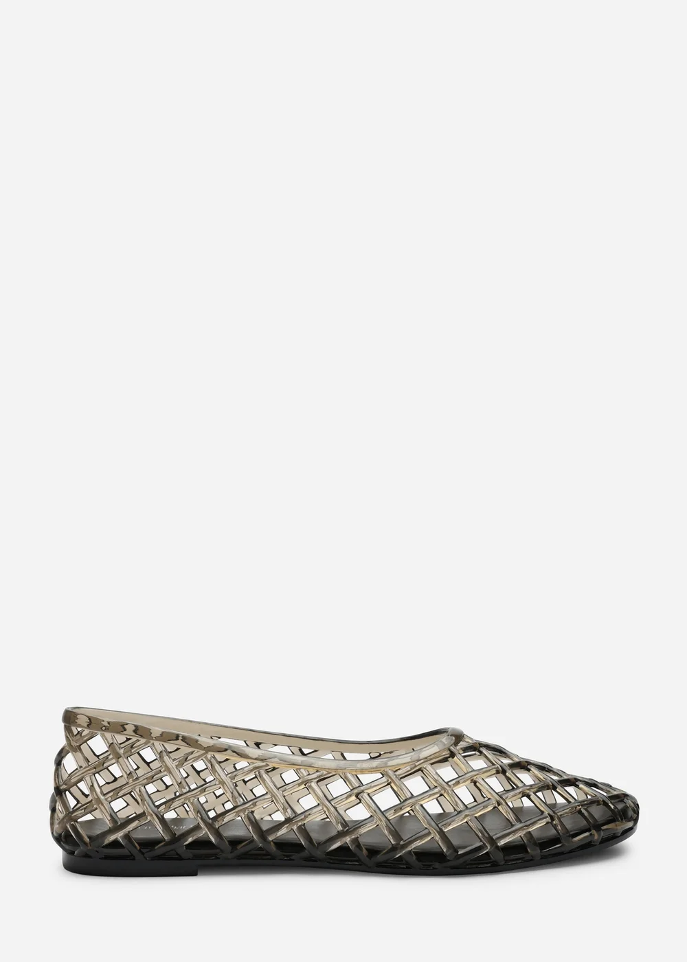 Where's That From Kori Black Clear Jelly Ballet Pumps - 3 Image 1