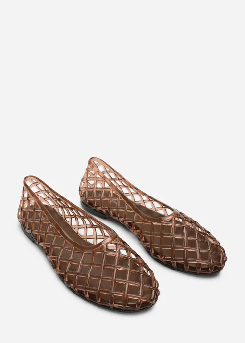 Where's That From Kori Brown Clear Jelly Ballet Pumps - 4 Image 4