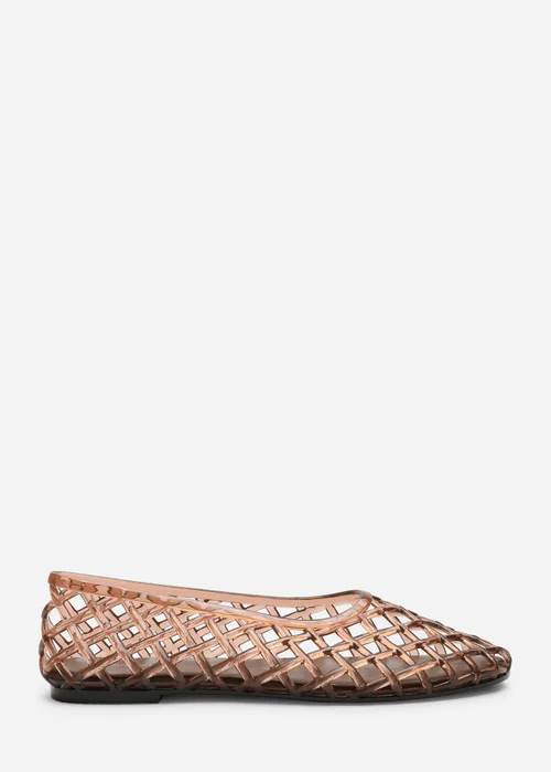 Where's That From Kori Brown Clear Jelly Ballet Pumps - 4 Image 2