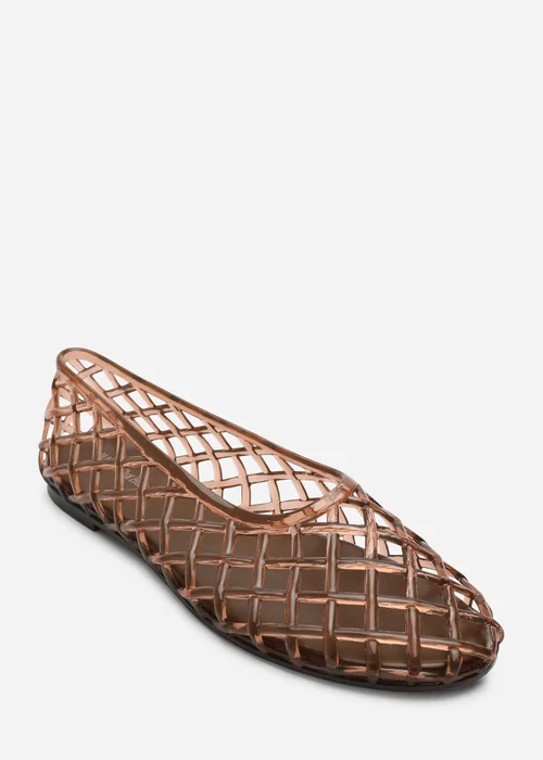 Where's That From Kori Brown Clear Jelly Ballet Pumps - 4 Image 3