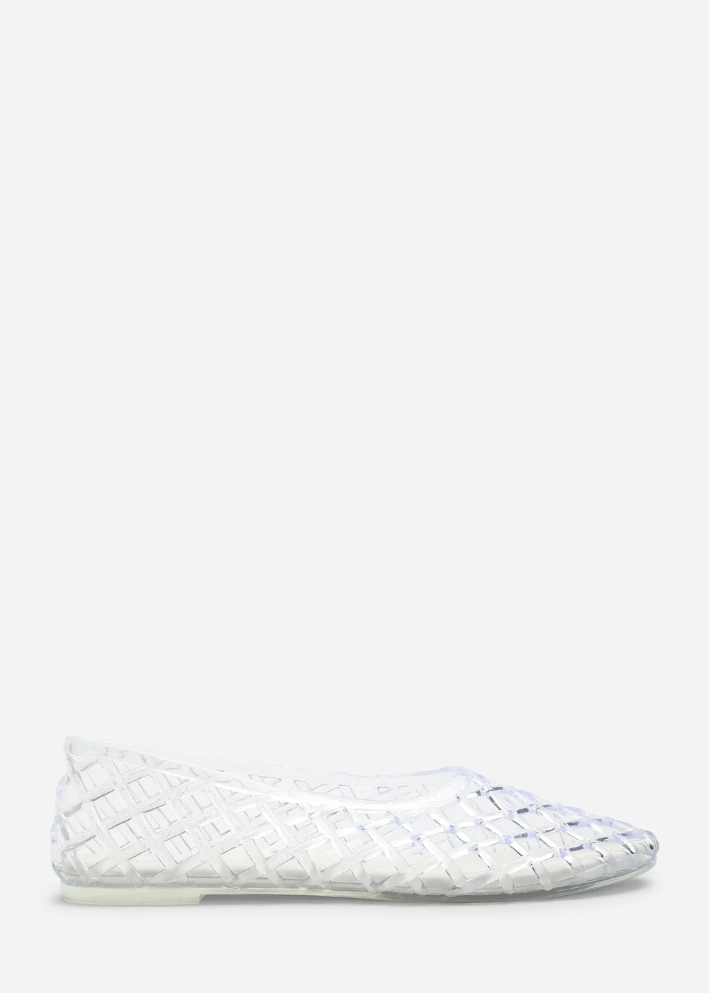 Where's That From Kori Clear Jelly Ballet Pumps - Size 3 Image 2