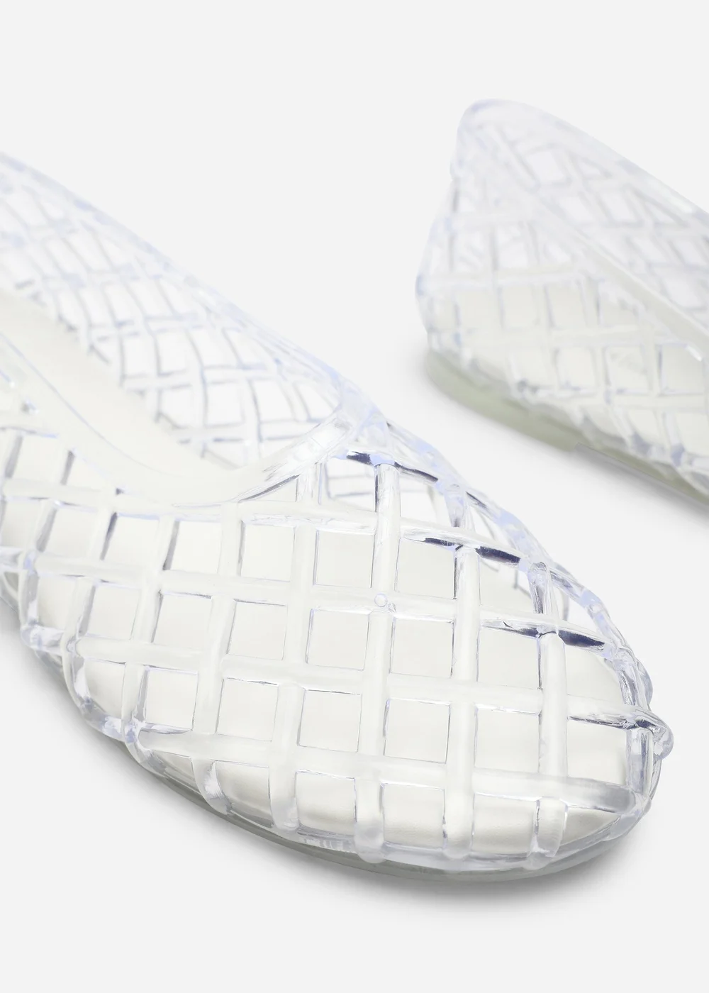 Where's That From Kori Clear Jelly Ballet Pumps - Size 3 Image 5