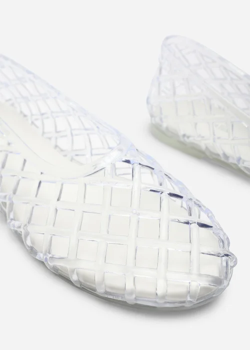 Where's That From Kori Clear Jelly Ballet Pumps - Size 3 Image 5