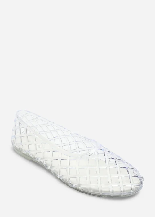 Where's That From Kori Clear Jelly Ballet Pumps - Size 3 Image 3