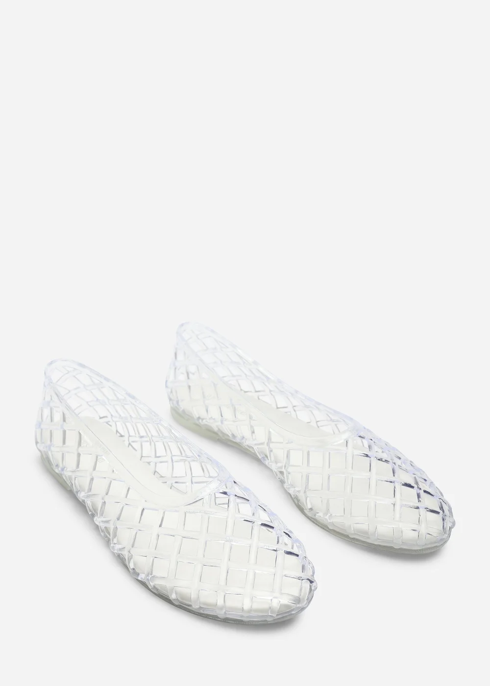 Where's That From Kori Clear Jelly Ballet Pumps - Size 3 Image 4