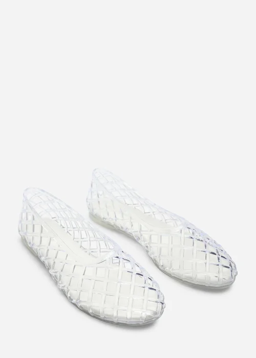 Where's That From Kori Clear Jelly Ballet Pumps - Size 3 Image 4