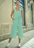 Yumi Green Stripe Strappy Jumpsuit - 18 Image 1
