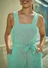 Yumi Green Stripe Strappy Jumpsuit - 18 Image 3