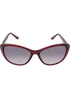 Calvin Klein Burgundy Gradient Sunglasses - One Size Image 1