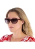 Calvin Klein Burgundy Gradient Sunglasses - One Size Image 5