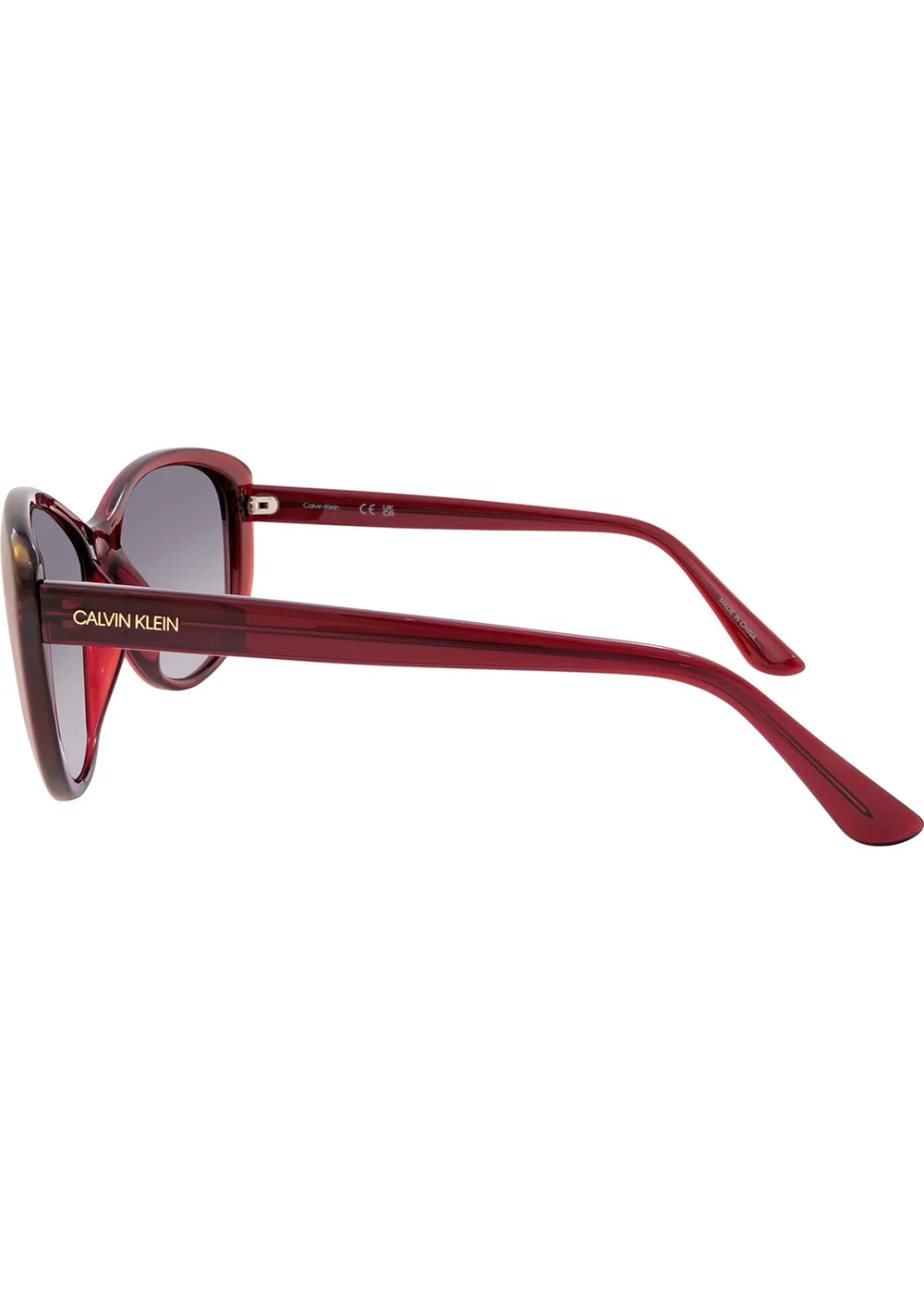 Calvin Klein Burgundy Gradient Sunglasses - One Size Image 3