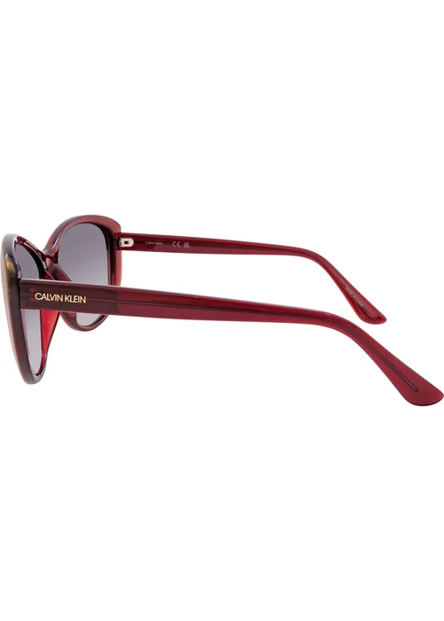 Calvin Klein Burgundy Gradient Sunglasses - One Size Image 3