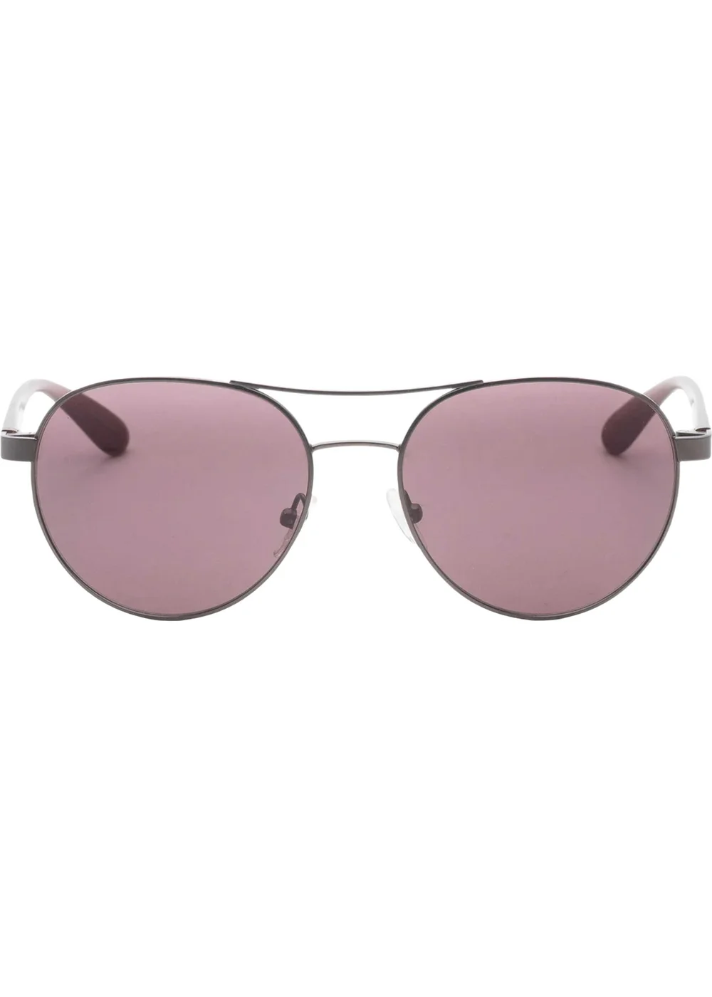 Calvin Klein Pink Matte Pilot Sunglasses - One Size Image 1