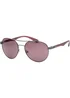 Calvin Klein Pink Matte Pilot Sunglasses - One Size Image 2