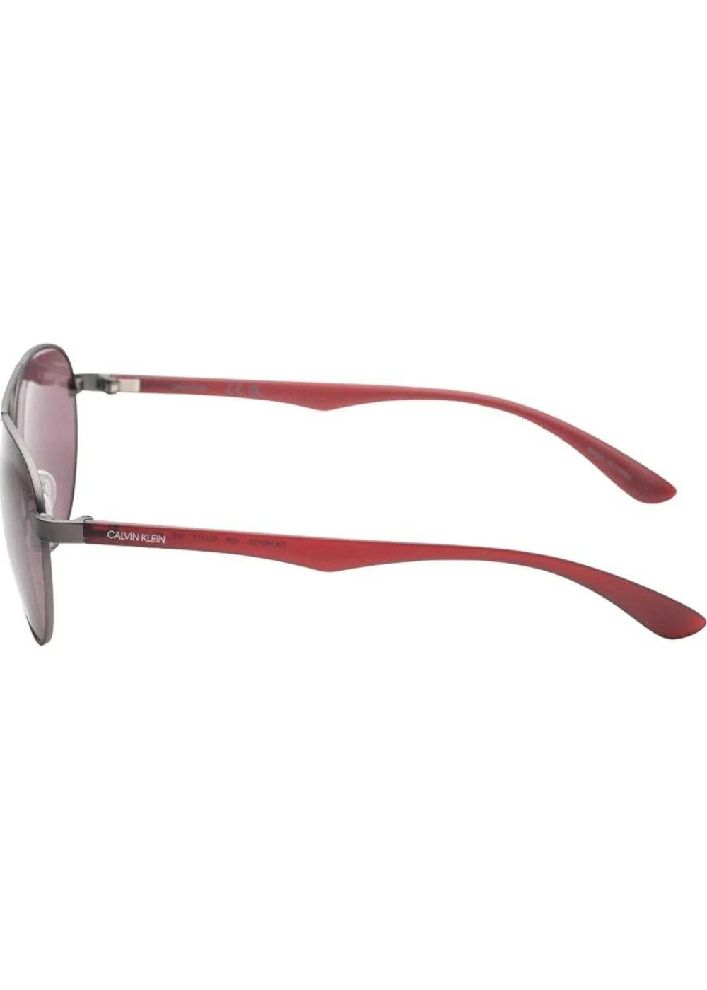 Calvin Klein Pink Matte Pilot Sunglasses - One Size Image 3