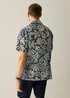 Regatta Abstract Seascape Coral Navy Tulum Lightweight Shirt - 3XL Image 2
