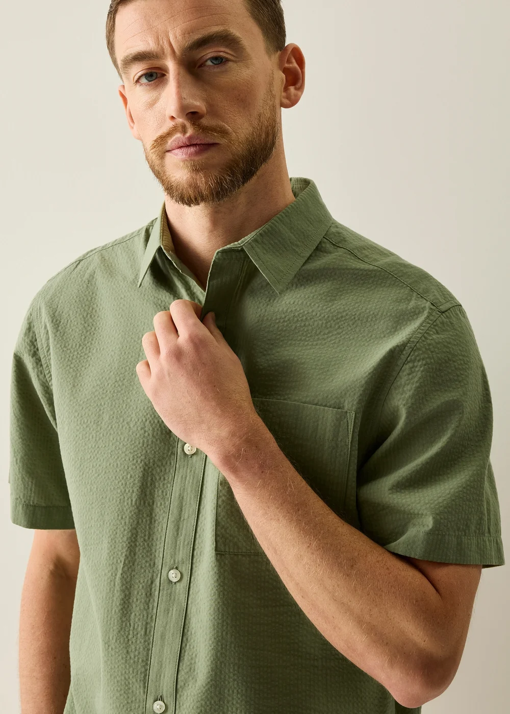 Regatta Oil Green Camilo Lightweight Shirt - 3XL Image 4