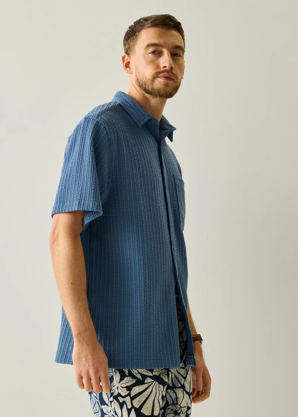 Regatta Slate Blue Camilo Lightweight Shirt - 3XL Image 1