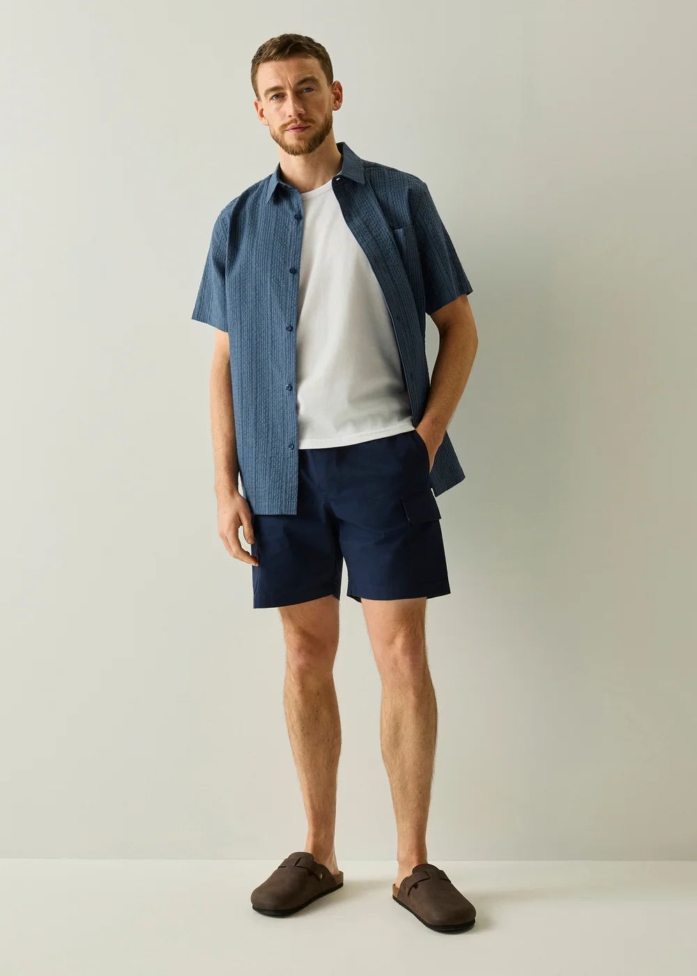 Regatta Navy Camilo Lightweight Shirt - L Image 3