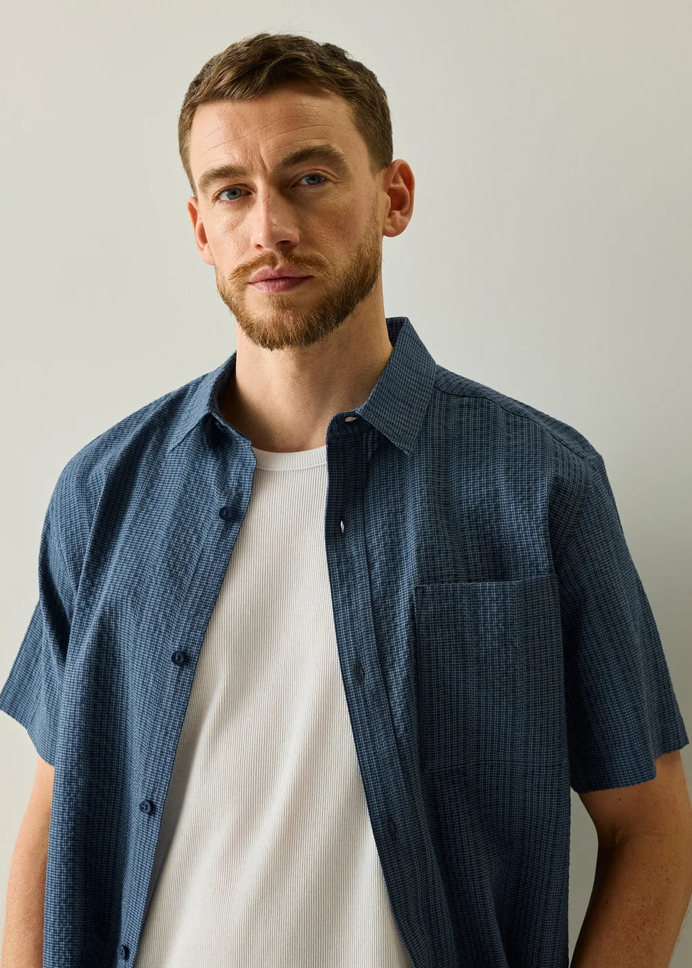 Regatta Navy Camilo Lightweight Shirt - L Image 4