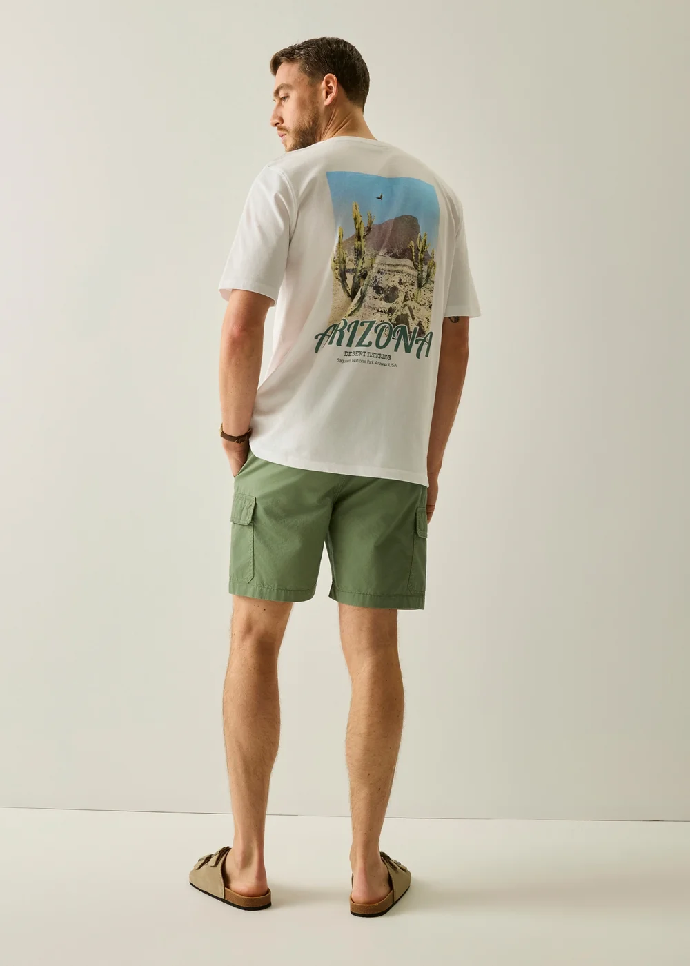 Regatta Oil Green Bavaro Shorts - XL Image 4