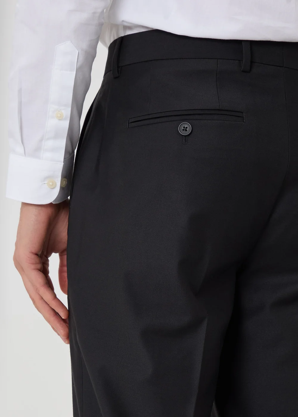 Threadbare Black Slim Fit Suit Trousers - 34 Image 5
