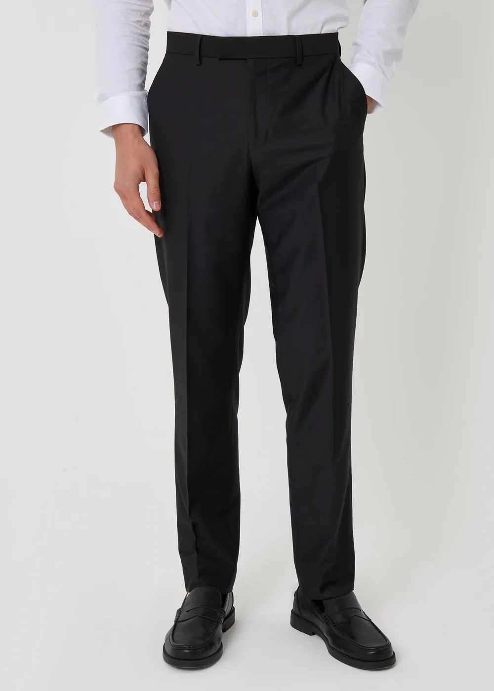 Threadbare Black Slim Fit Suit Trousers - 34 Image 1